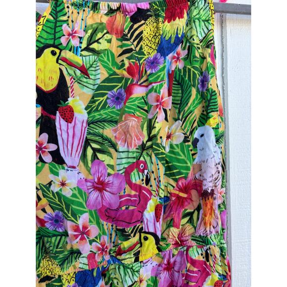H&M x Emma Jayne Jumpsuit, Tropical Rainforest Print, Toucans, Size 12-13y - Picture 6 of 7